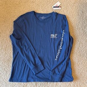 Vineyard Vines Women’s Blue Long Sleeve Shirt